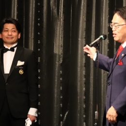 豊橋で大羽さんのモンゴル名誉勲章祝う会