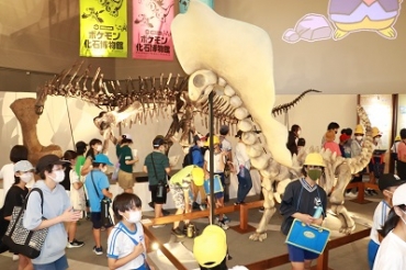 ポケモン化石博物館の開会式(7月15日)