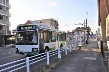 豊川市内を走る路線バス