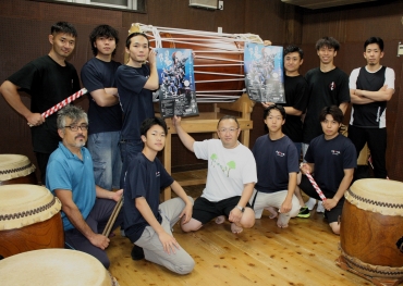 両団体が新城公演をPR