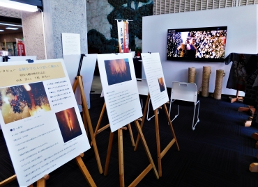 迫力ある映像やパネル展示などが観賞できる