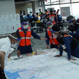 豊橋市消防本部が中部3県緊急消防援助隊と訓練