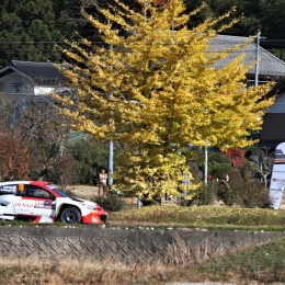 設楽町内を疾走 WRC「ラリージャパン」