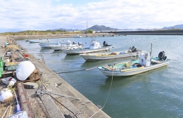 田原の漁港で漁具盗難