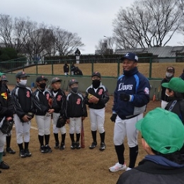豊川市がプロ選手迎え子どもたちに野球教室