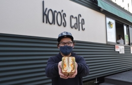 豊川のコロズカフェが大葉を使ったホットサンド新発売