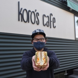 豊川のコロズカフェが大葉を使ったホットサンド新発売
