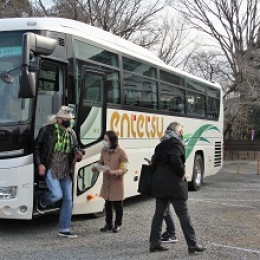 「浜松新城リレー号」でモニターバスツアー