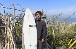 岩瀬さんがサーフィン日本代表強化選手に