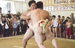 白熱の西島杯相撲大会