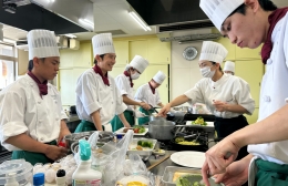 豊橋調理製菓専門学校で地産地消の創作料理コン