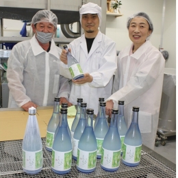 5月に道の駅「したら」3周年記念の純米大吟醸酒を発売