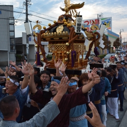 豊橋の佐藤八幡社で350周年記念大祭始まる