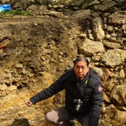 吉田城址発掘調査で高石垣に強固な基礎
