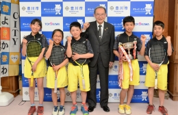 豊川の児童らソフトテニス全国大会出場
