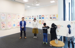 豊川でアトリエZO絵画造形教室「笑顔展」