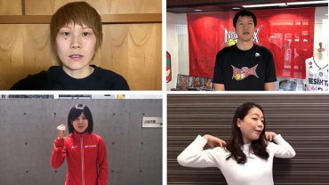 (上左から)髙田真希さん、太田敦也さん、鈴木亜由子さん、鈴木明子さん