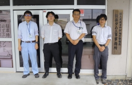 設楽ダム工事事務所の4人が熊本豪雨支援