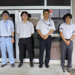 設楽ダム工事事務所の4人が熊本豪雨支援
