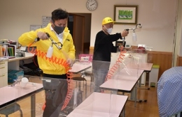 「除菌隊」が豊川保育園で清掃ボランティア