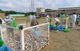 「田原を美しくする推進デー」で市民が清掃活動
